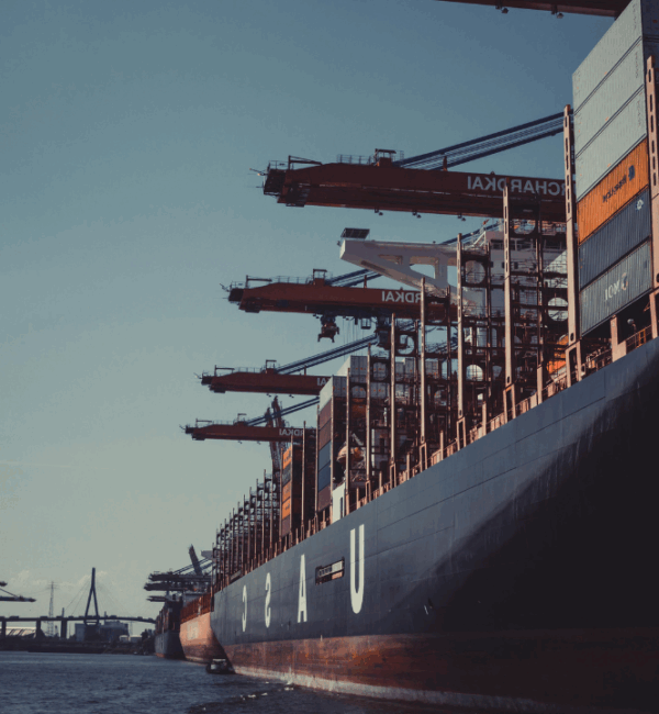 Blue Modern Logistics Hub YouTube Thumbnail